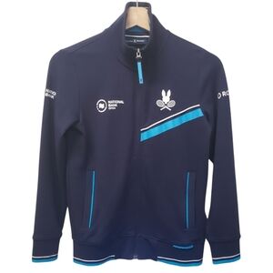 Psycho Bunny Tennis Canada Track Jacket Zip Up Blue National Bank Open Size M